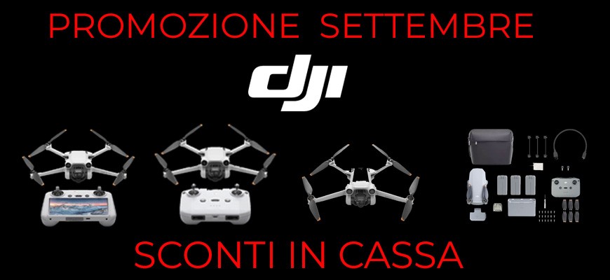 DJI PROMOZIONI SETTEMBRE 2023