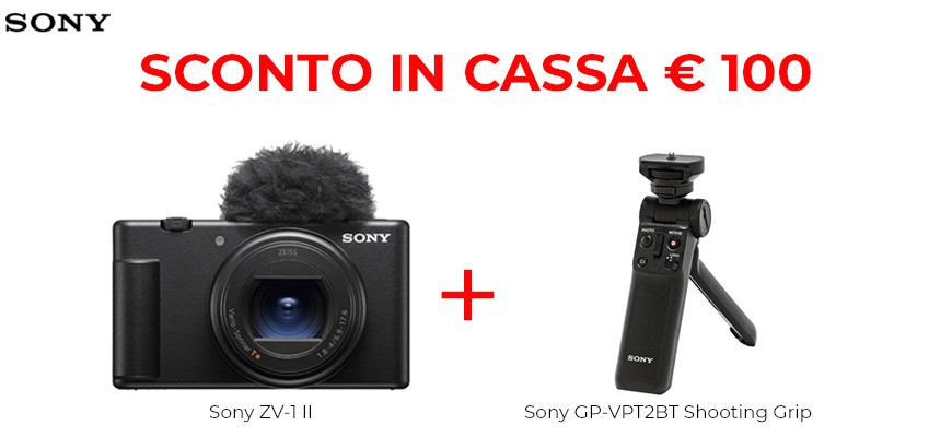 Sony promo bundle ZV1 Mark II + Grip GP-VPT2BT