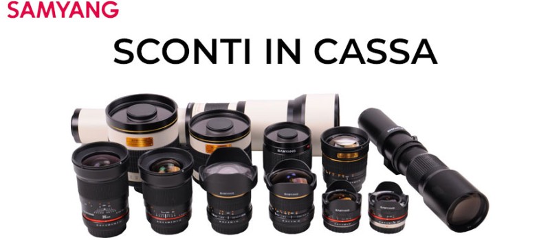 Samyang Instant Cashback fino al 31 dicembre 2023