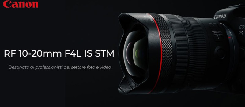 Canon RF 10-20 mm F4 L IS STM