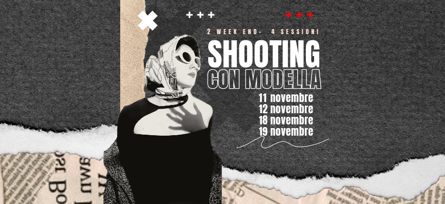 Shooting con modella con luce naturale 11-12-18-19 novembre 2023