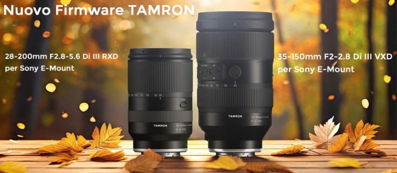Tamron 35-150 e 28-200: disponibile un nuovo firmware