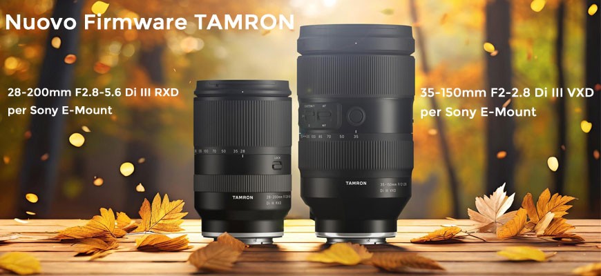 Tamron 35-150 e 28-200: disponibile un nuovo firmware