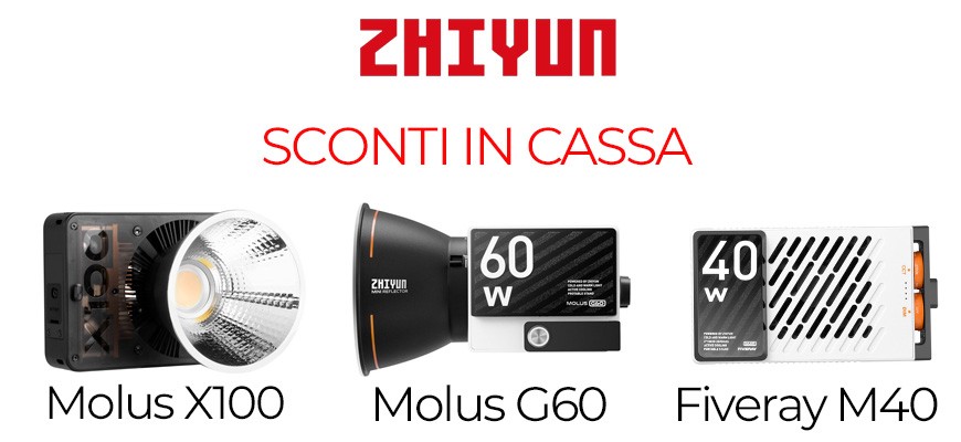 Zhiyun Promozione Novembre 2023