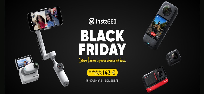 Insta360 Promozione Black Friday 2023