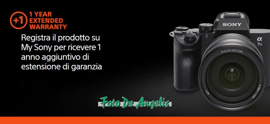 Sony ti regala un anno di garanzia