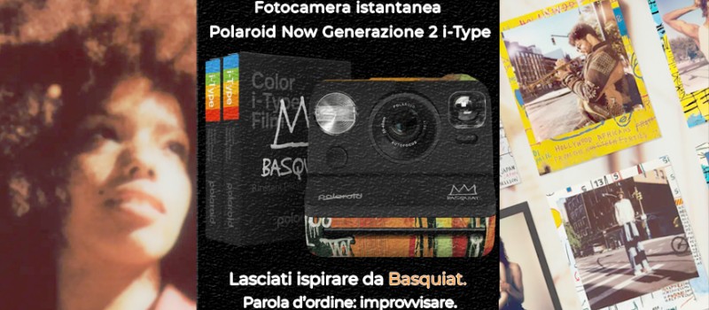 E' arrivata la nuova Polaroid NOW Basquiat Limited Edition