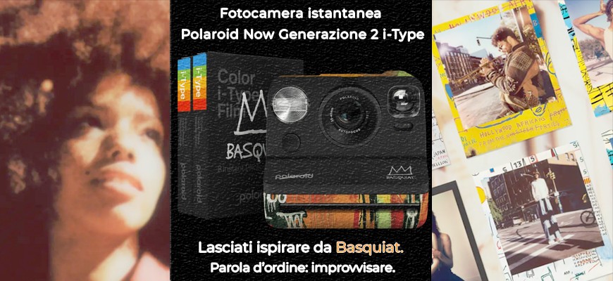 E' arrivata la nuova Polaroid NOW Basquiat Limited Edition