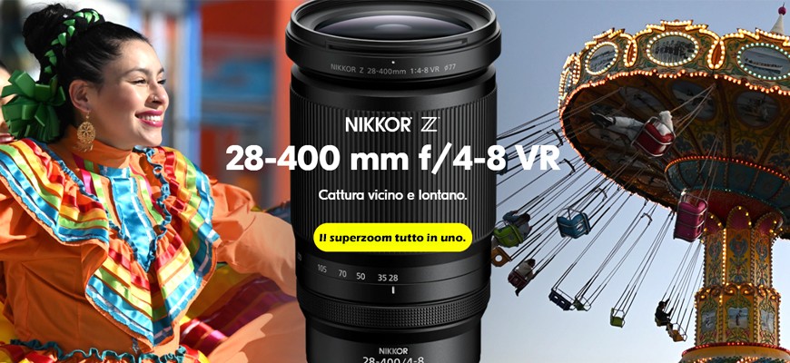 Nikon annuncia un nuovo obiettivo: Nikkor Z 28-400mm f/4-8 VR