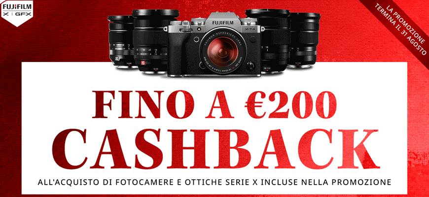 Fujifilm summer cashback...per tuffarsi in un mare di promozioni