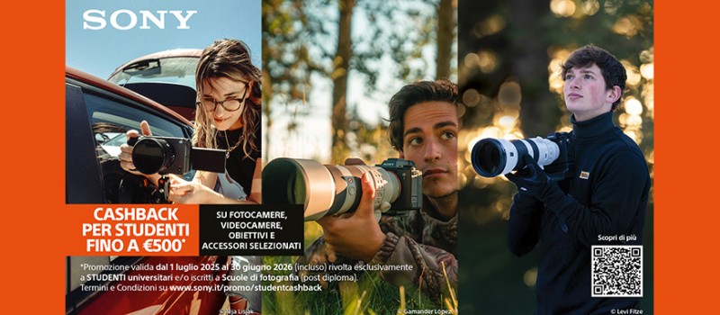 Sony Cashback Studenti 2025
