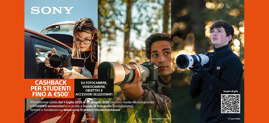Sony Cashback Studenti 2025