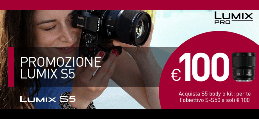 Promozione Panasonic LUMIX S5