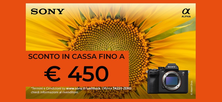 Sony sconto in cassa fino al 29 giugno 2025