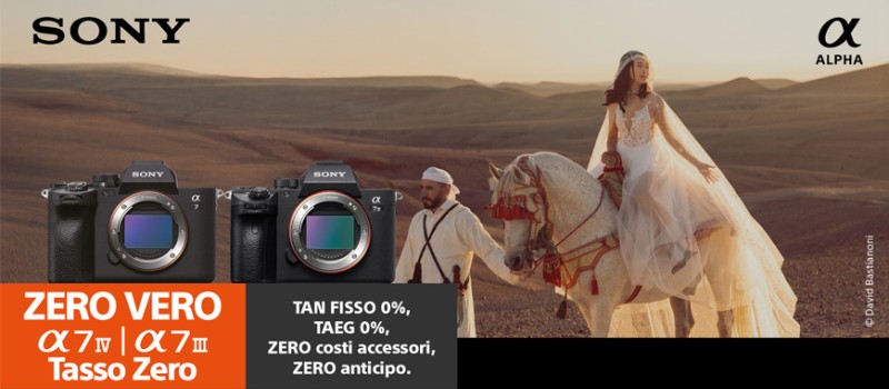 Sony tasso zero fino al 31 luglio 2025