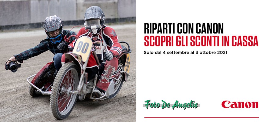 Riparti con Canon - Scopri gli sconti in cassa