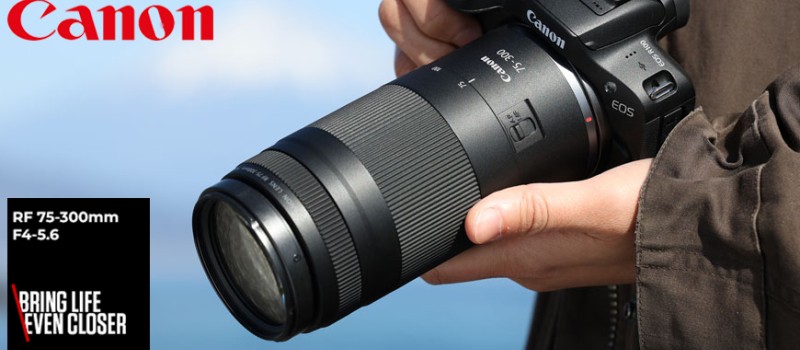Canon annuncia il nuovo obiettivo RF 75-300mm F4-5.6: più vicini all'azione