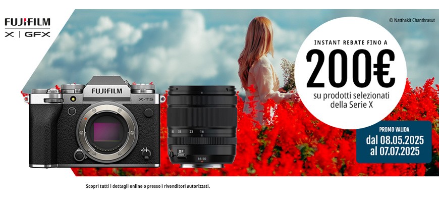 Fujifilm Summer Promo Instant Casback fino al 7 luglio 2025