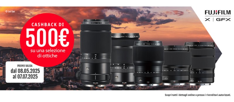 Fujifilm Summer Promo Cashback fino al 7 luglio 2025