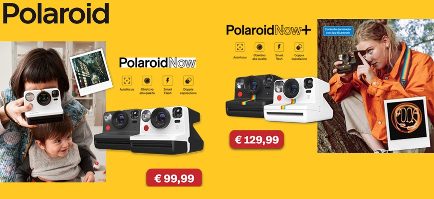 Polaroid sconto in cassa Now e Now+ Gen2